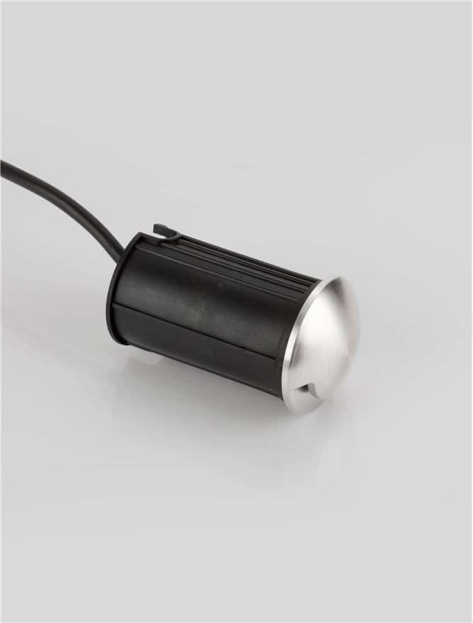 LED спот KEM 2W 110-240V IP67 Сребрист ⌀6.2 H11см 3000K