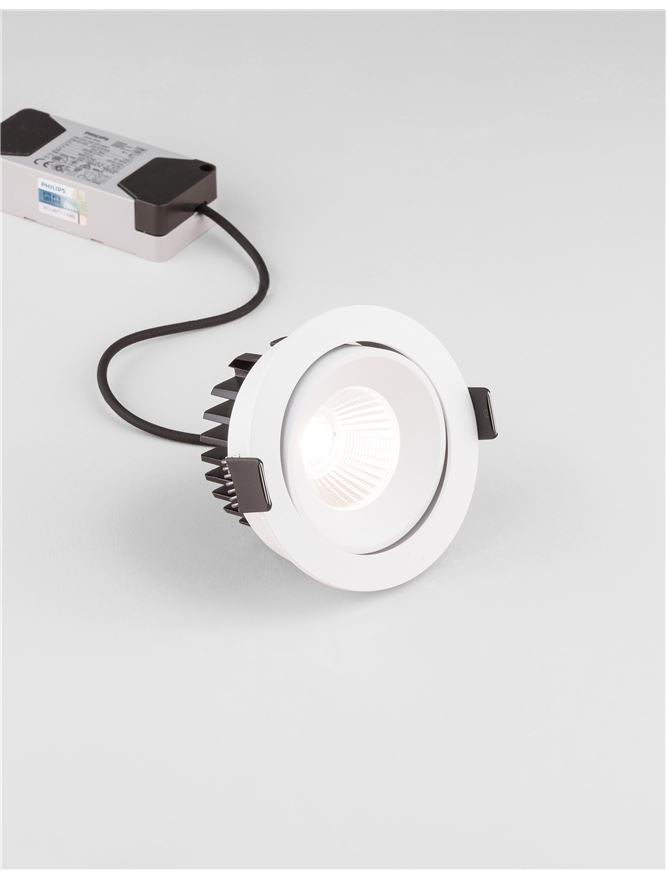 Външен аплик BLADE 12W LED Пясъчно бял алуминий