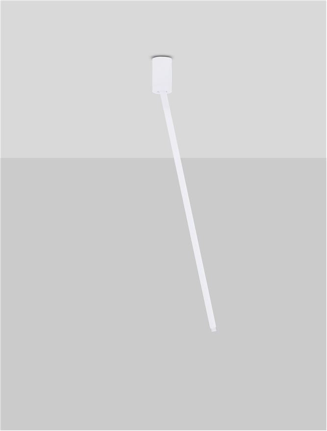 Висящо осветително тяло (пендел) ORNOS 4W 3000K Пясъчно бял алуминий ⌀5 H70см