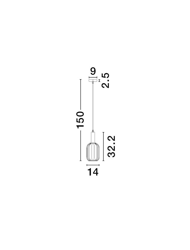 Подова лампа MAHO LED E27 12W 100-240V ⌀14 H150см Опушено стъкло Златист месинг