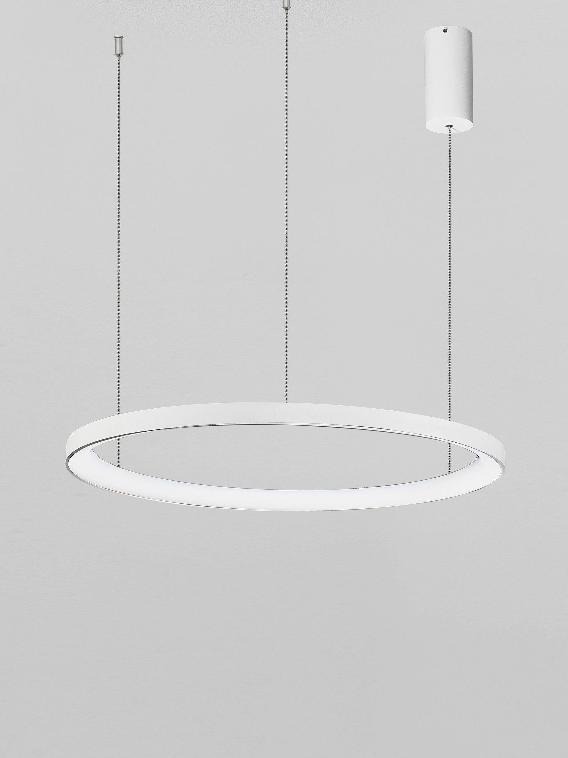 Висящо осветително тяло (пендел) PERTINO 48W 2700K Пясъчно бял алуминий