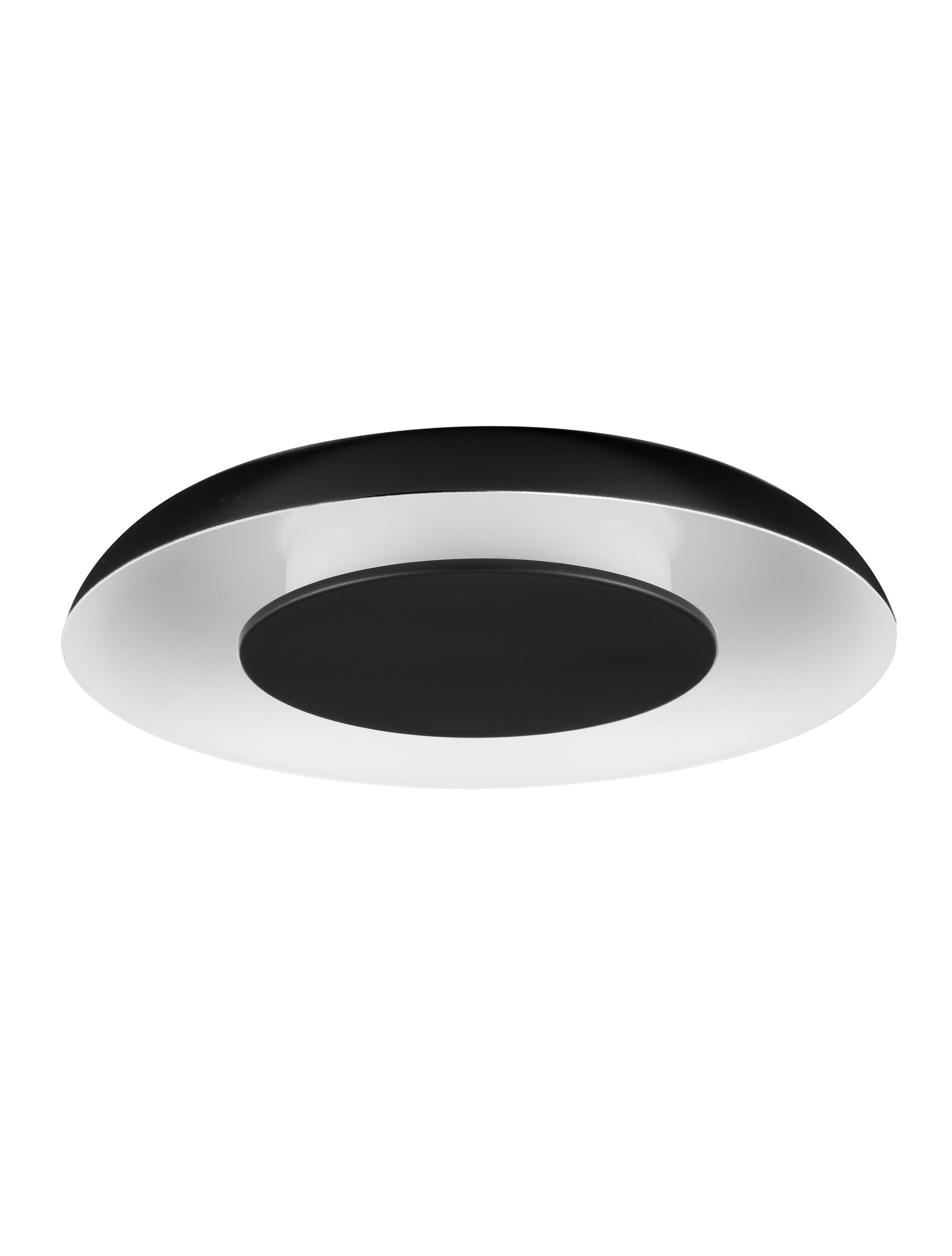 Висяща лампа EPOS 24W LED, пясъчно черна и бяла, метал и акрил, ⌀40 H6см
