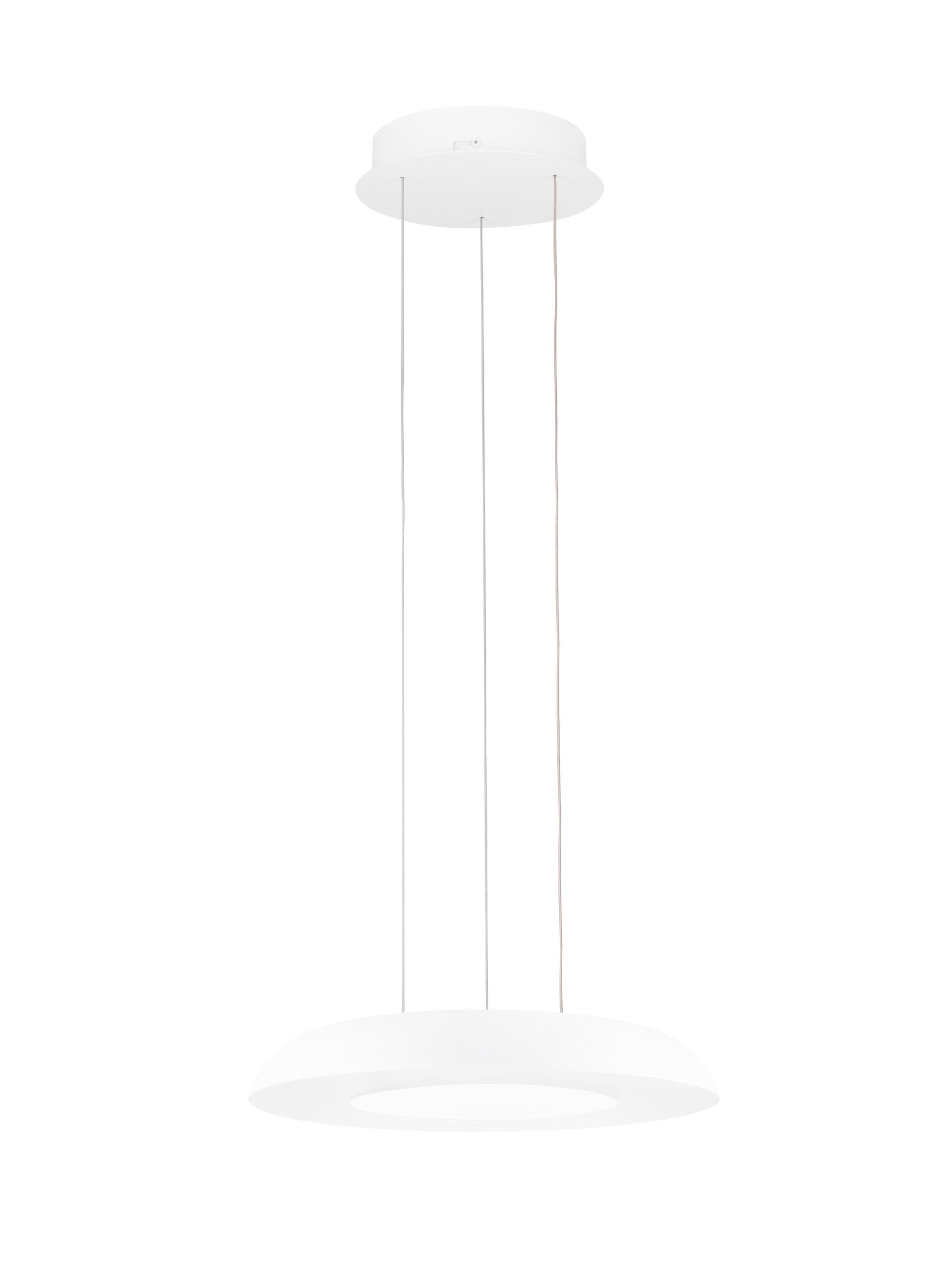 Пендел ORMI 24W LED, пясъчнобял метал и акрил ⌀40 H145см