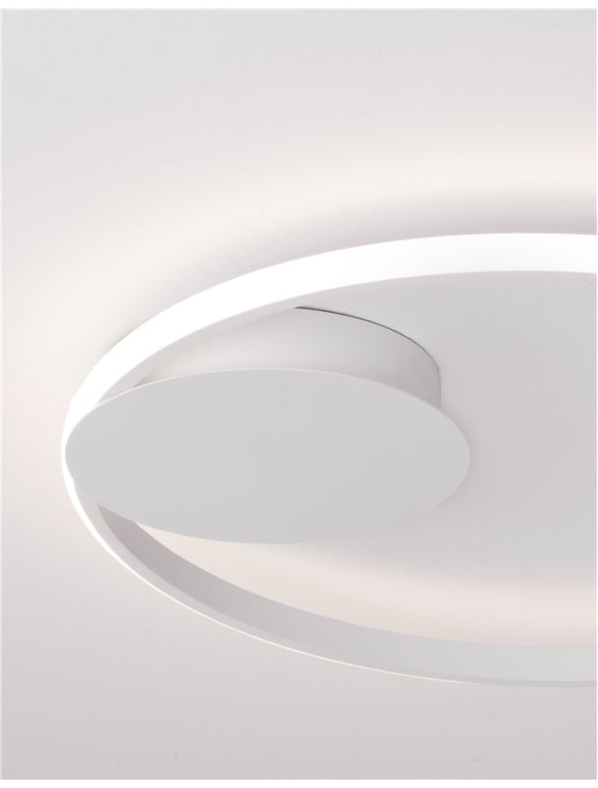 Висящо осветително тяло (пендел) FULINE 32W LED Triac димируем Пясъчно бял алуминий и акрил