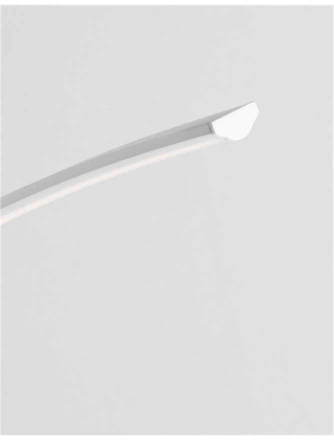 Висящо осветително тяло (пендел) PREMIUM LED 30W Димируем Пясъчно бял алуминий и акрил L26 W94 H172см