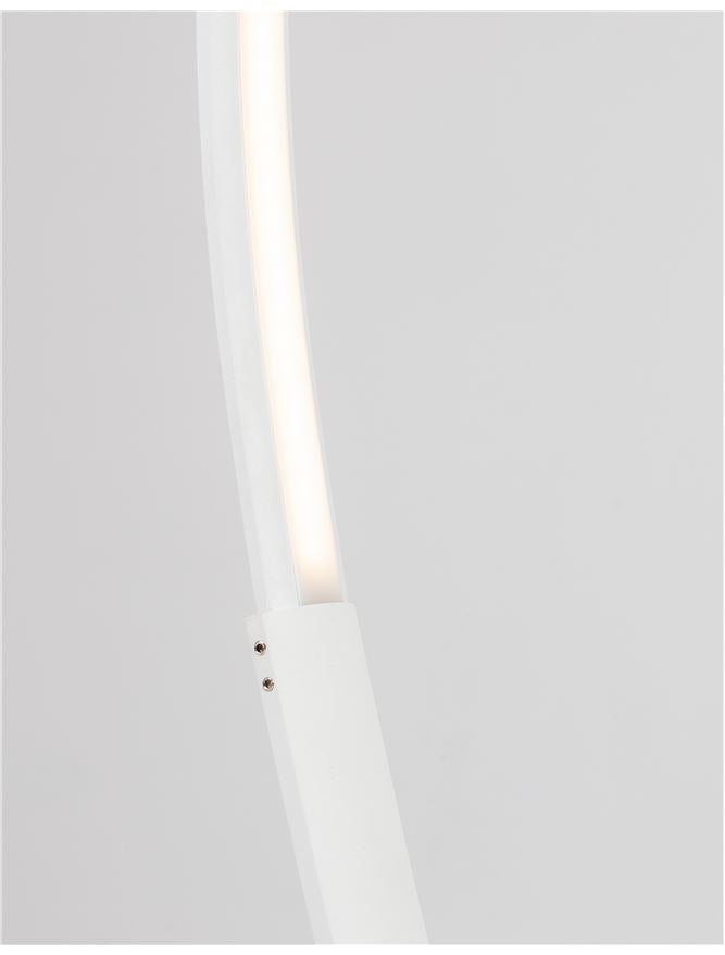 Висящо осветително тяло (пендел) PREMIUM LED 30W Димируем Пясъчно бял алуминий и акрил L26 W94 H172см