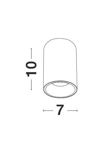 Техническо осветление NED LED MR16 35W Пясъчно бял ⌀7 H10см