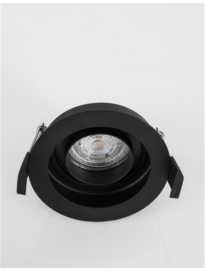 Техническо осветление CEDI GU10 50W Черен алуминий ⌀10 H3.8см