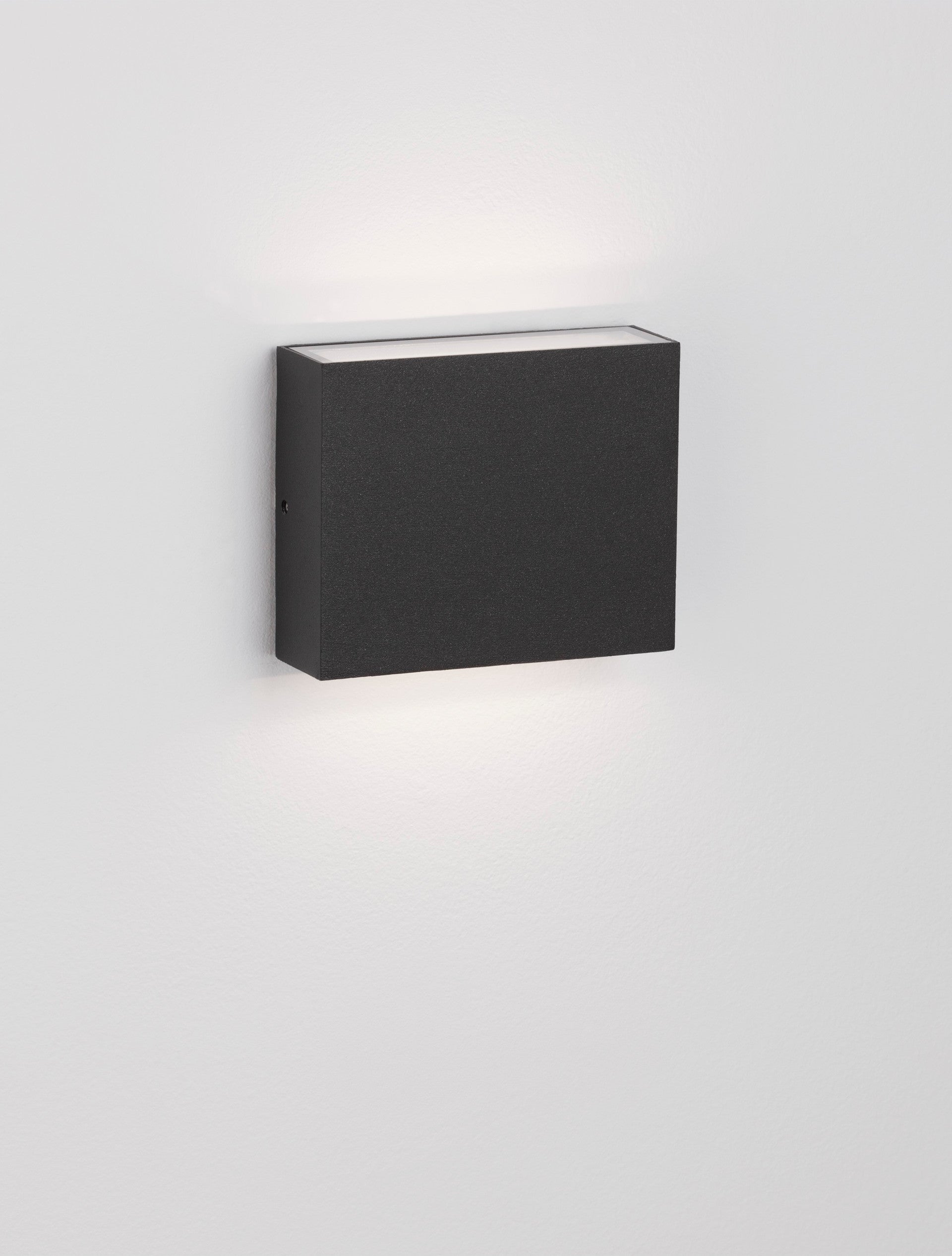 Външен аплик DEWI 8W LED Тъмен антрацит леят алуминий и прозрачно стъкло IP65 3000K