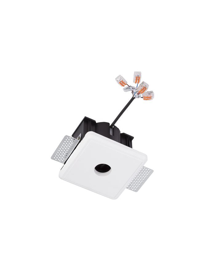 Техническо осветление IMAGINE бял гипсов корпус алуминий PC IP20 L130 H130 W99мм