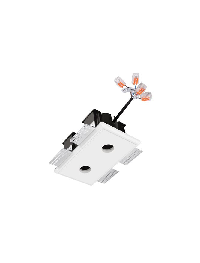 Техническо осветление IMAGINE бял гипсов корпус алуминий PC IP20 L220 H120 W99мм