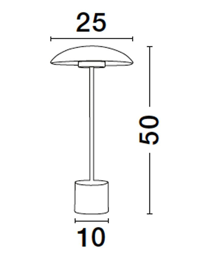 Висящо осветително тяло (пендел) LASH 5W LED Златист метал
