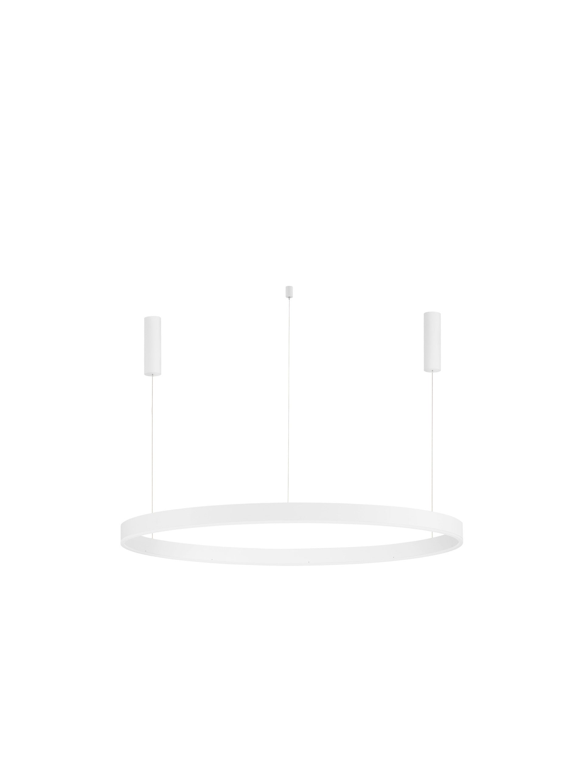 Висящо осветително тяло (пендел) MOTIF 72W LED 3000K Триак димируем Пясъчно бял алуминий акрил Регулируема височина
