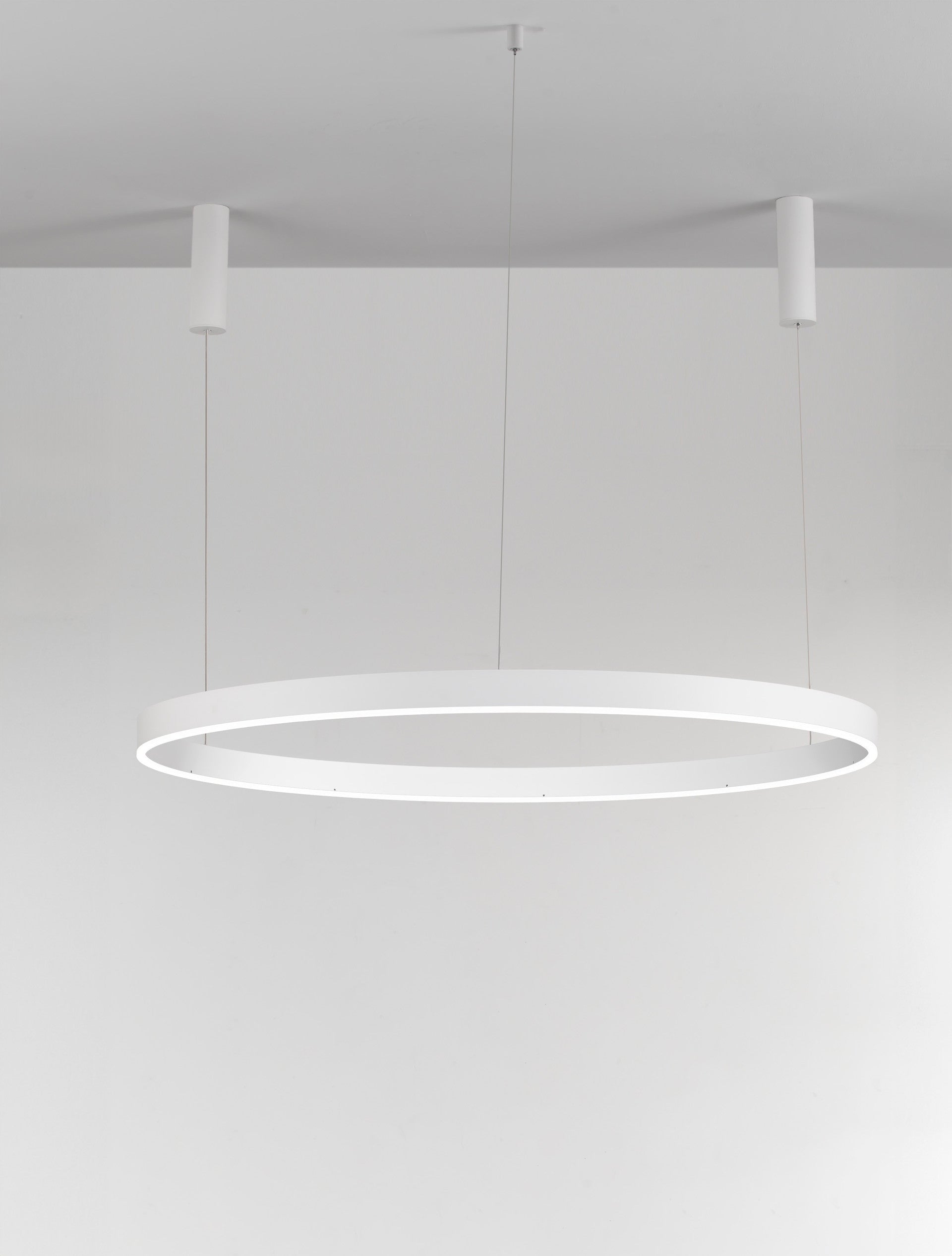 Висящо осветително тяло (пендел) MOTIF 72W LED 3000K Триак димируем Пясъчно бял алуминий акрил Регулируема височина