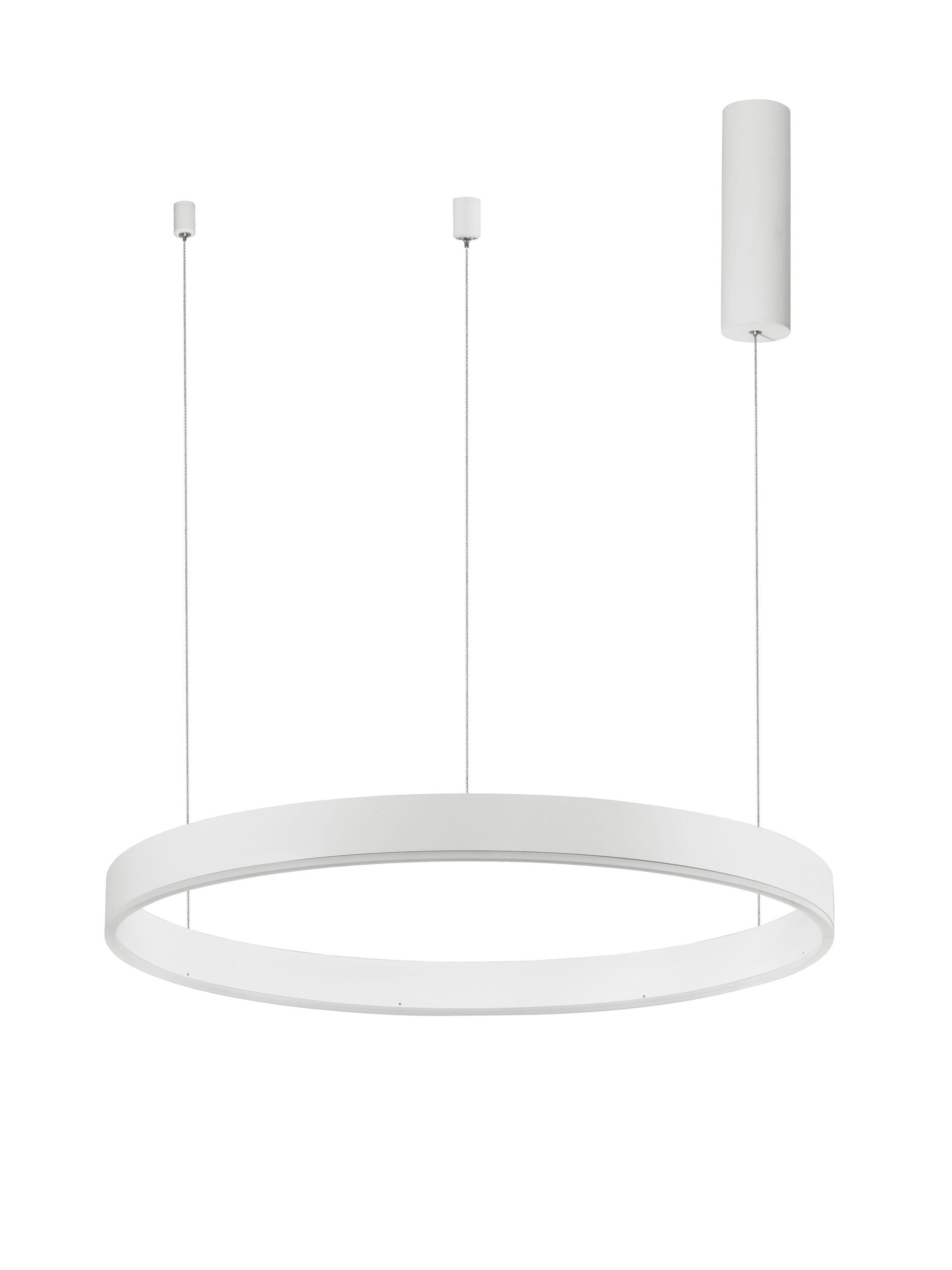 Висящо осветително тяло (пендел) MOTIF 40W LED 2700-6000K Пясъчно бял алуминий акрил Регулируема височина