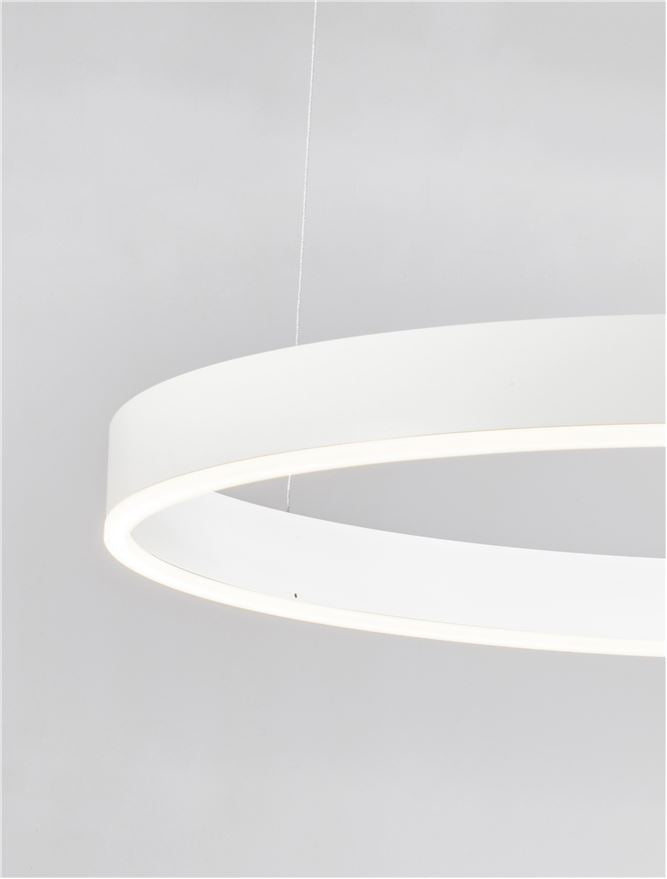 Висящо осветително тяло (пендел) MOTIF 50W LED 2700-6000K Пясъчно бял алуминий акрил