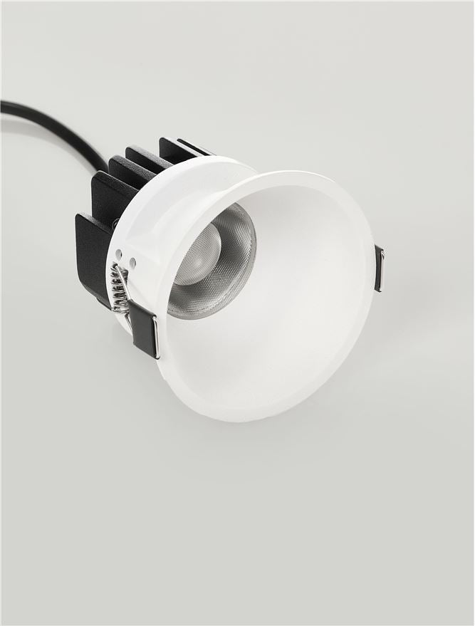 Вградено осветително тяло GERMIN 7W/10W 3000K Бял алуминий и неръждаема стомана IP54