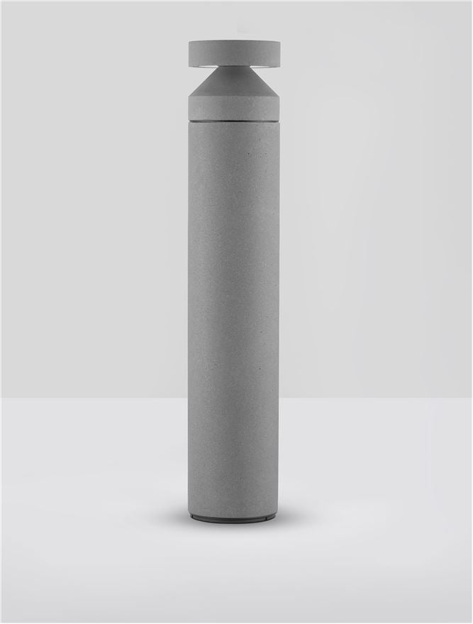 Градинска лампа NAVY 20W Сив бетон IP65 3000K