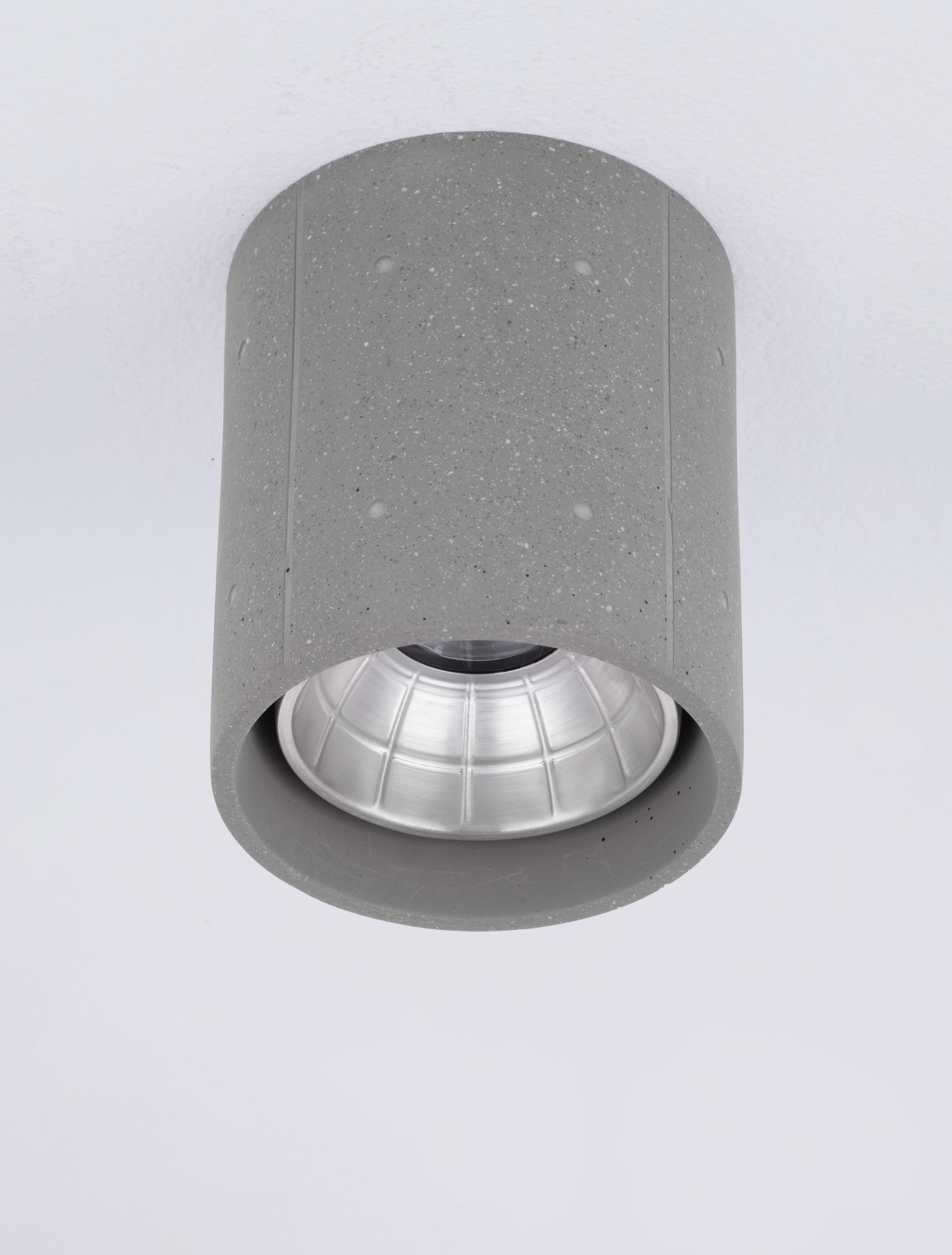 Външен аплик RITZ 10W 3000K Сив пясъчен бетон IP65 ⬠10.2 H12см