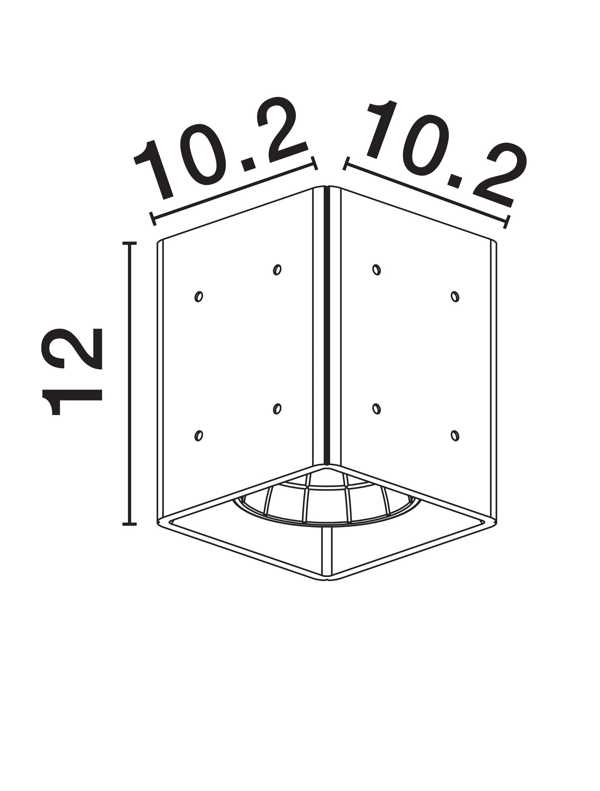 Градинска лампа RITZ 10W Пясъчен сив бетон IP65