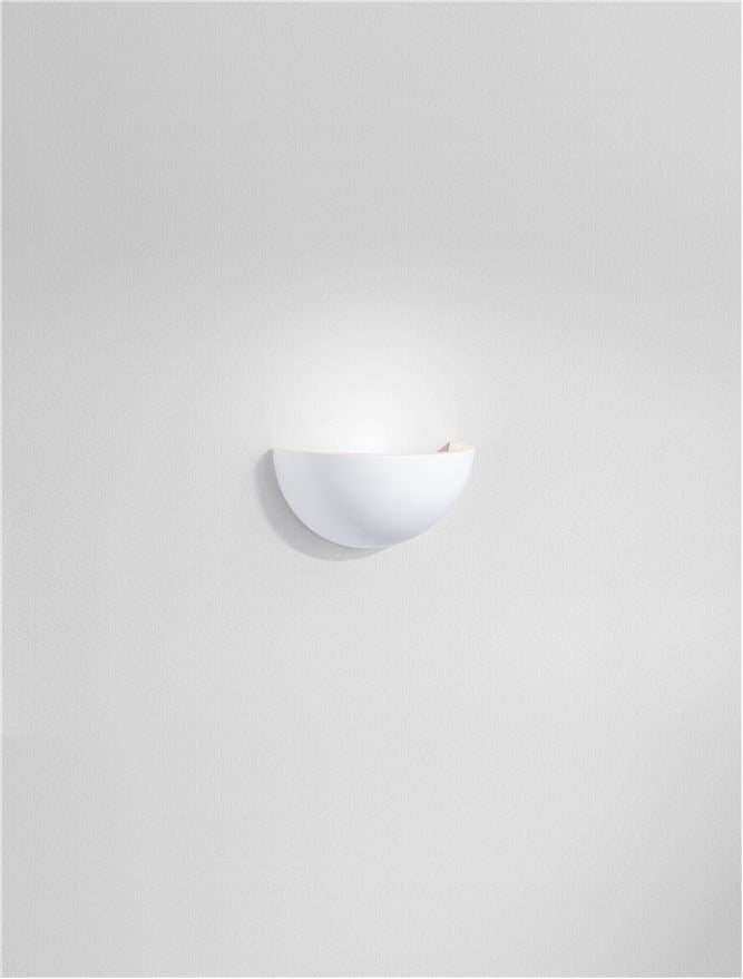 Висящо осветително тяло (пендел) ONICA 4W LED Бял гипс L6 W12 H6см