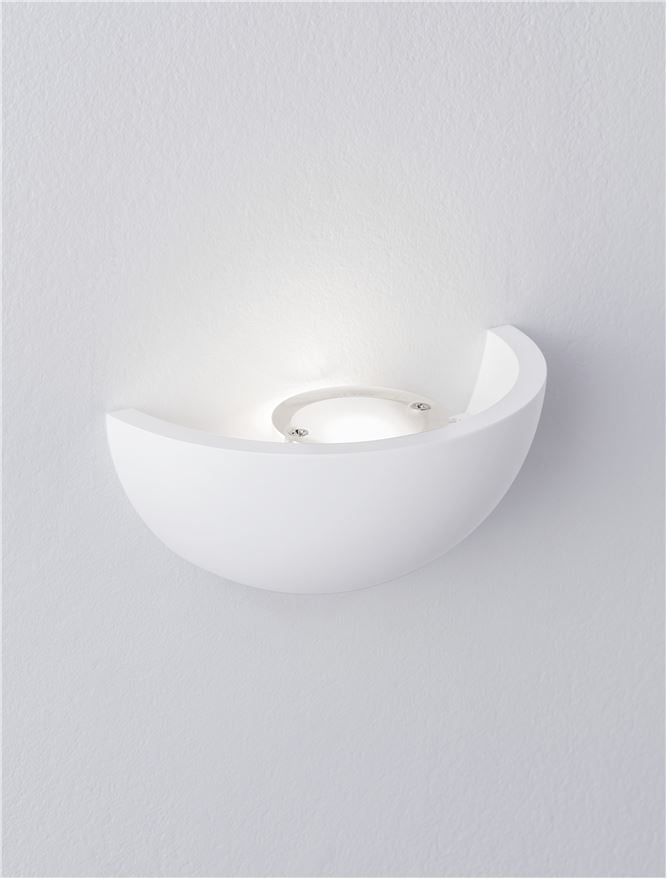Висящо осветително тяло (пендел) ONICA 4W LED Бял гипс L6 W12 H6см