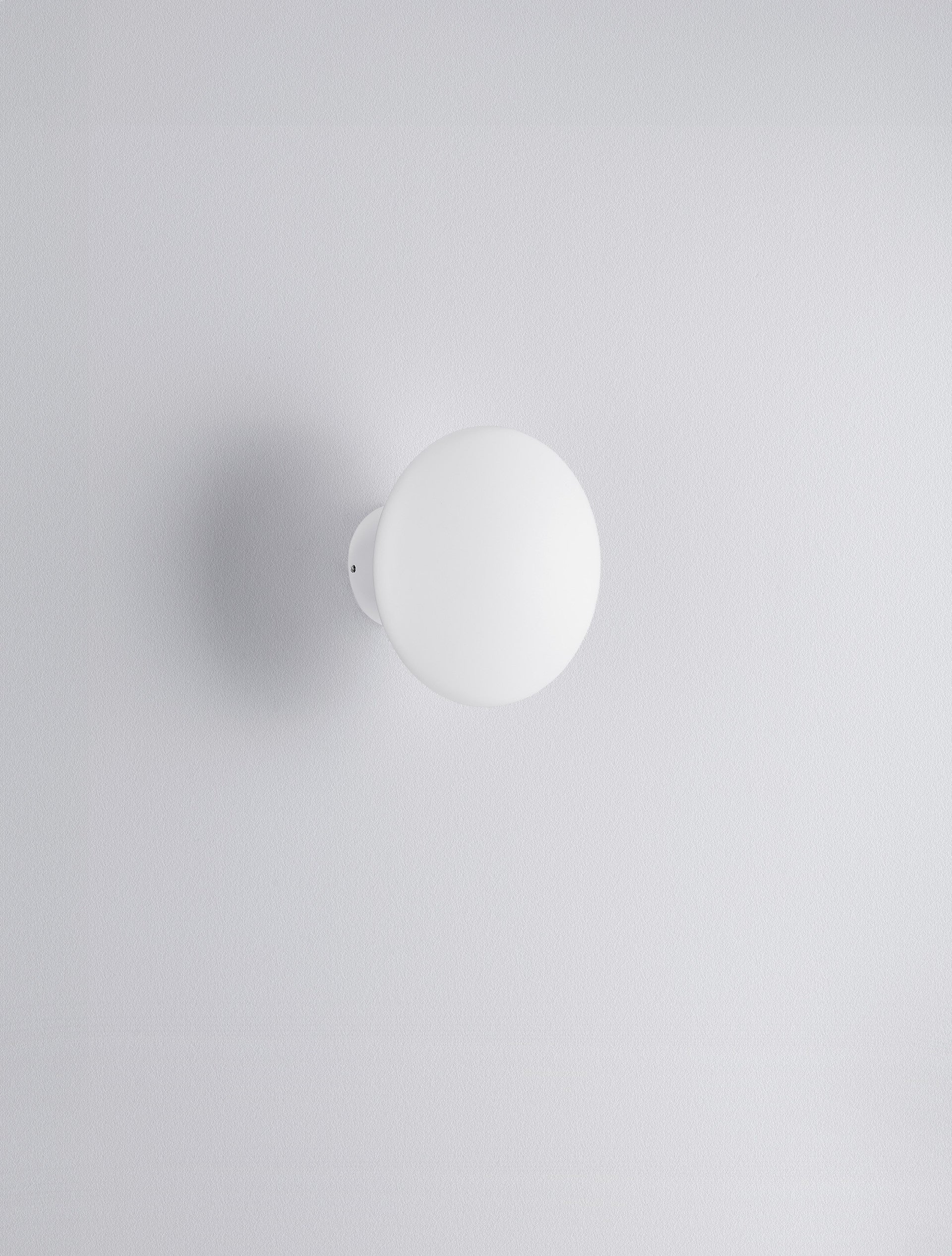 Висящо осветително тяло (пендел) ONUT 10W LED бял гипс ⌀12 Ш9.5см