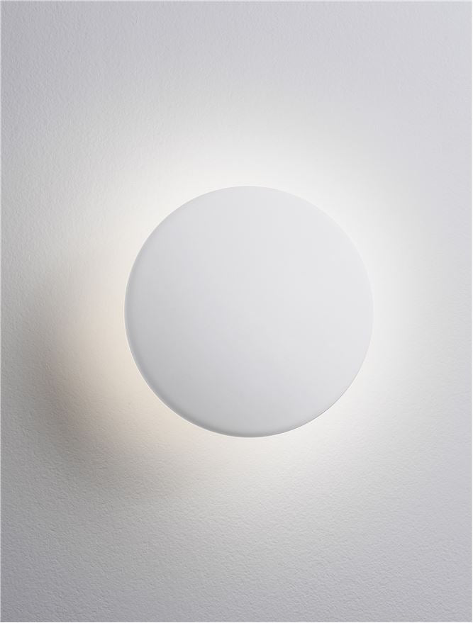 Висящо осветително тяло (пендел) ONUT 14W LED Бял гипс ⌀17 W12см