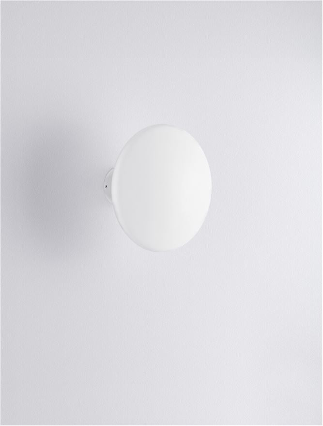 Висящо осветително тяло (пендел) ONUT 14W LED Бял гипс ⌀17 W12см