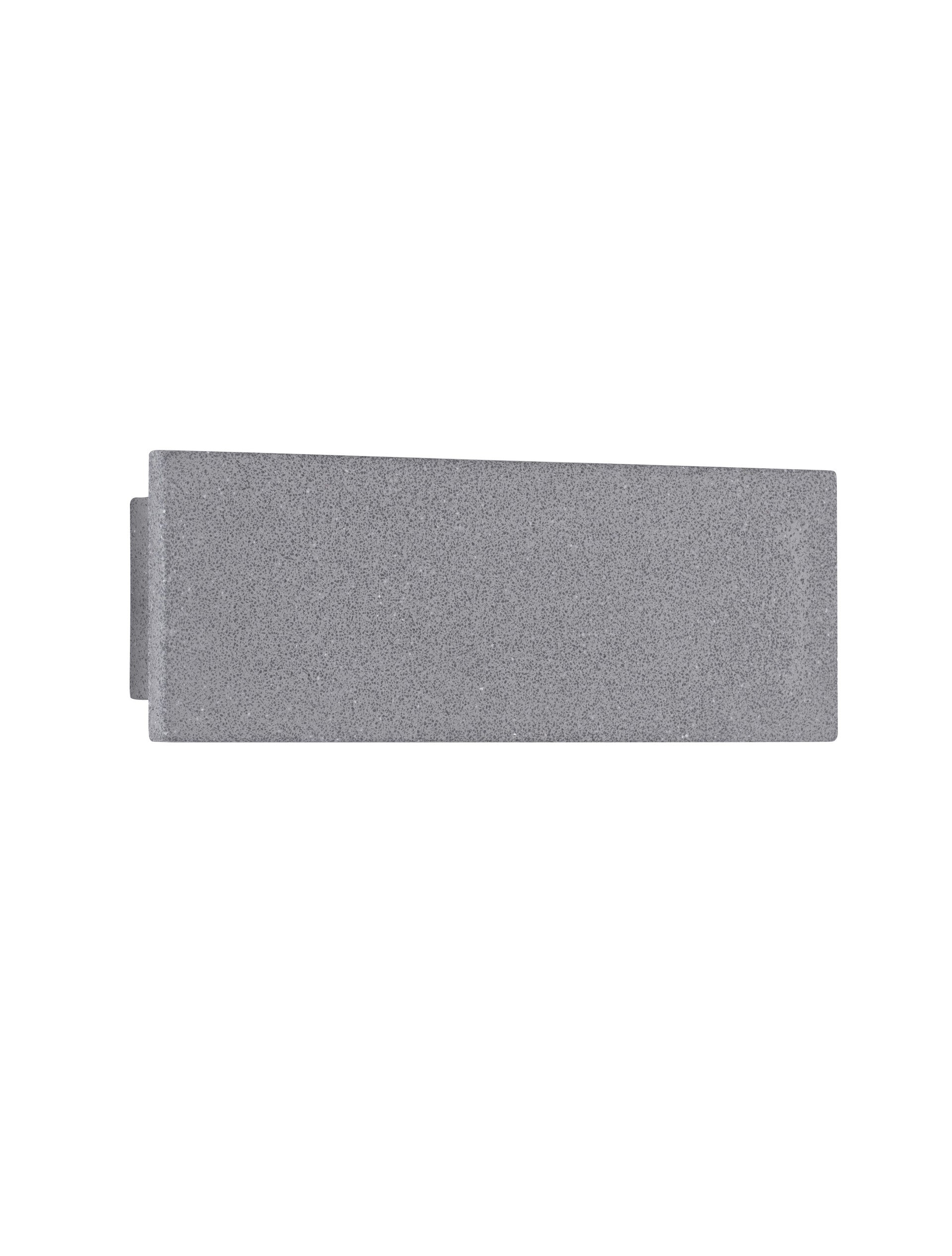 Външен аплик LUNA 10W 3000K Черен пясъчен бетон IP65 L30 W4.5 H10см
