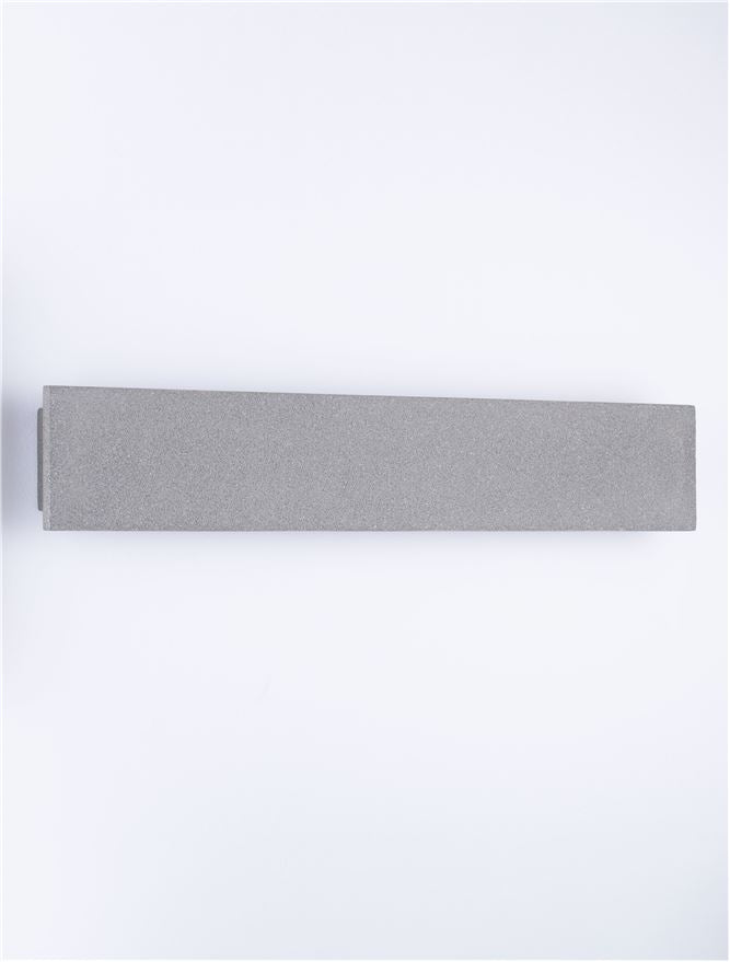 Външен аплик LUNA 19W 3000K Черен пясъчен бетон IP65 L60 W4.5 H10см