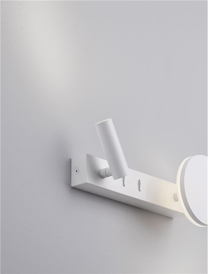 Висящо осветително тяло (пендел) NOIMA 9W LED Пясъчно бял алуминий и стомана L28.5 W8.5 H10см