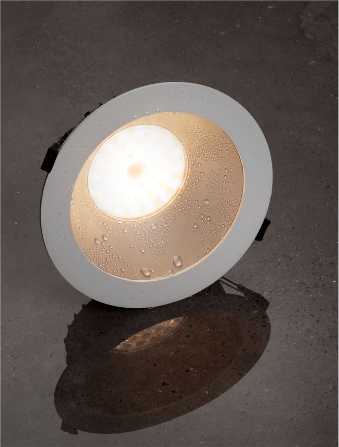 Техническо осветление VESSEL 24W LED Матов сребрист алуминий IP54 D19 H6.1см