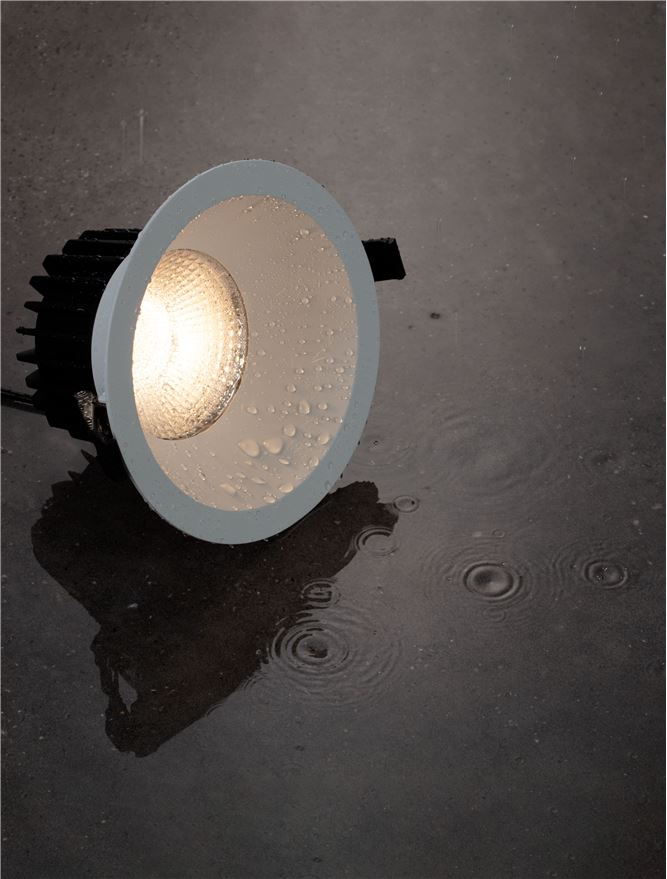 Техническо осветление RADIUS 30W LED Алуминий Черен IP44 D19 H12см