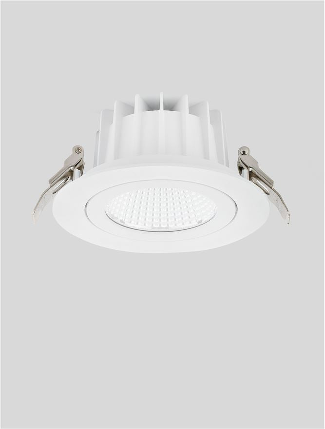 Техническо осветление GLIM 25W LED Алуминий Бял IP20 D14 H6.5см