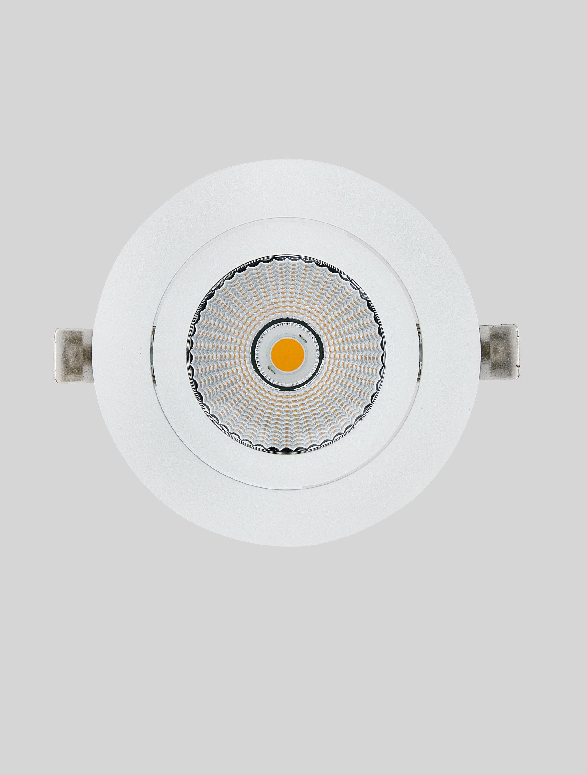 Техническо осветление GLIM 25W LED Алуминий Бял IP20 D14 H6.5см
