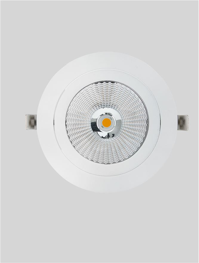 Техническо осветление GLIM 35W LED Алуминий Бял IP20 D18 H8.1см