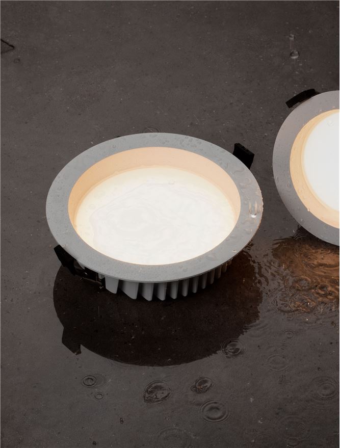 Техническо осветление DINE LED 25W 3000-5000K IP54 Бял алуминий