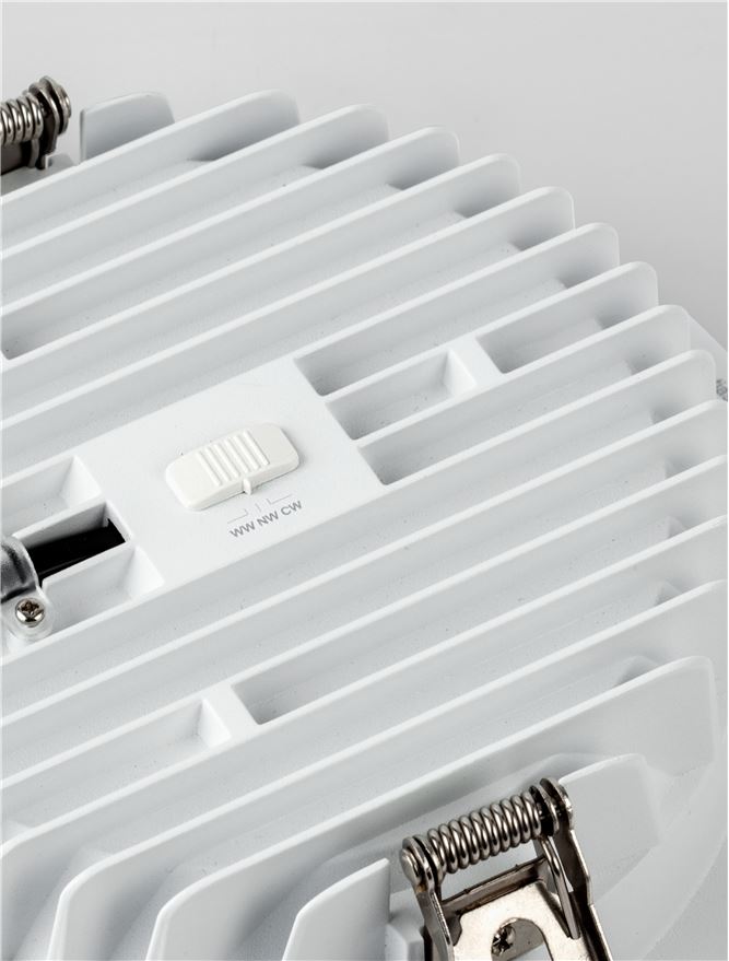 Техническо осветление DINE LED 25W 3000-5000K IP54 Бял алуминий