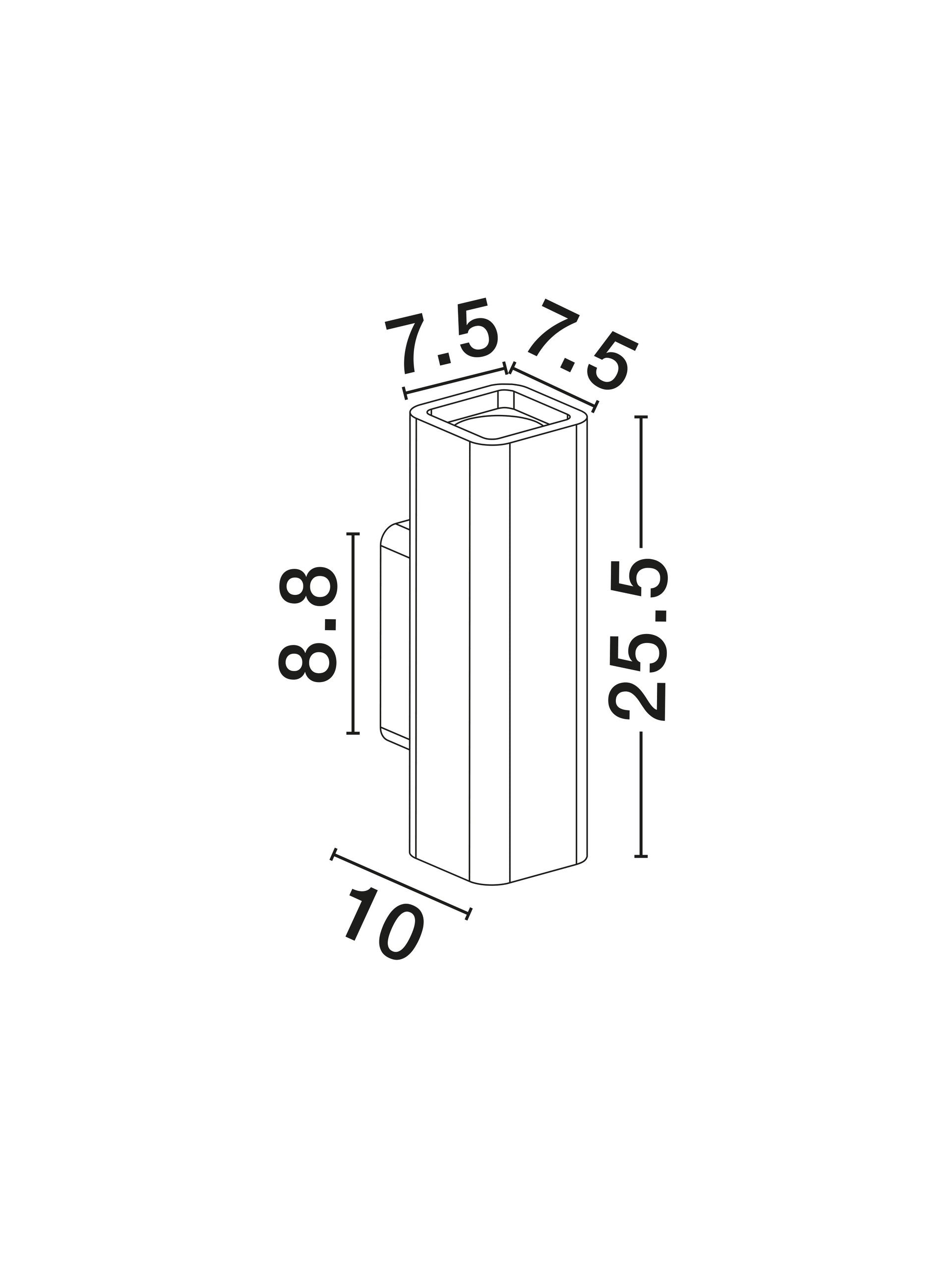 Висящо осветително тяло (пендел) SERENE GU10 20W Бял гипс