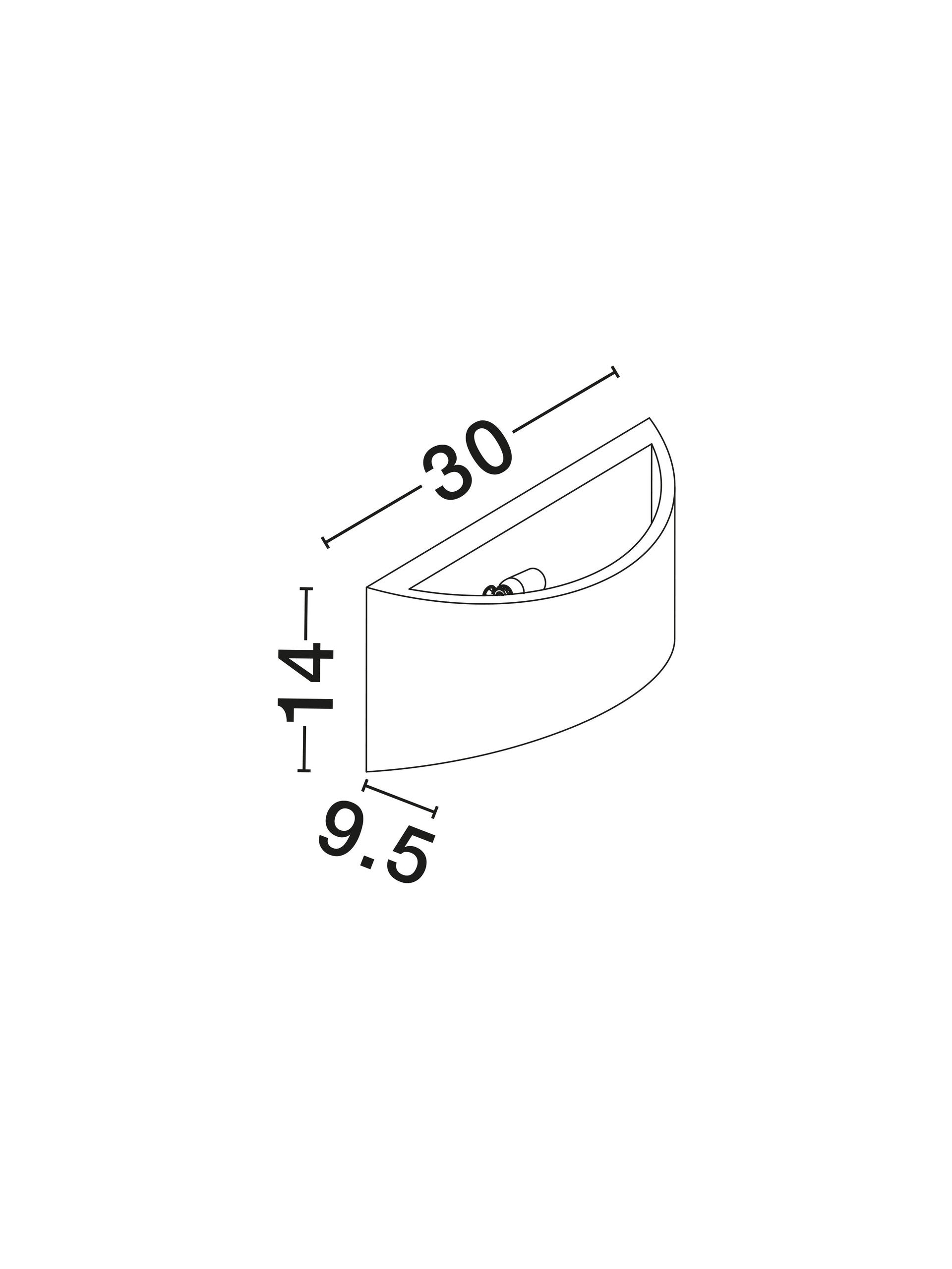 Висящо осветително тяло (пендел) ANELLO E14 5W Бял гипс