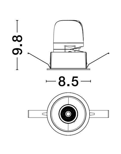 LED спот HOMER 15W 3000K Черен