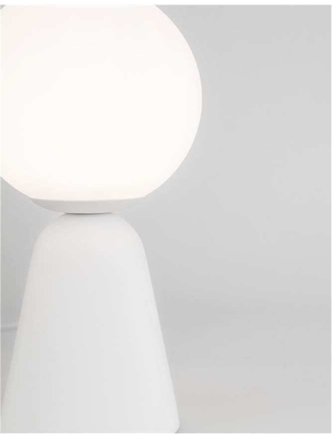 Висящо осветително тяло (пендел) ZERO LED G9 5W Бял гипс и опалово стъкло
