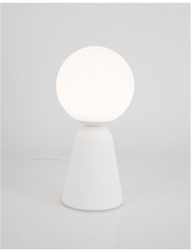 Висящо осветително тяло (пендел) ZERO LED G9 5W Бял гипс и опалово стъкло