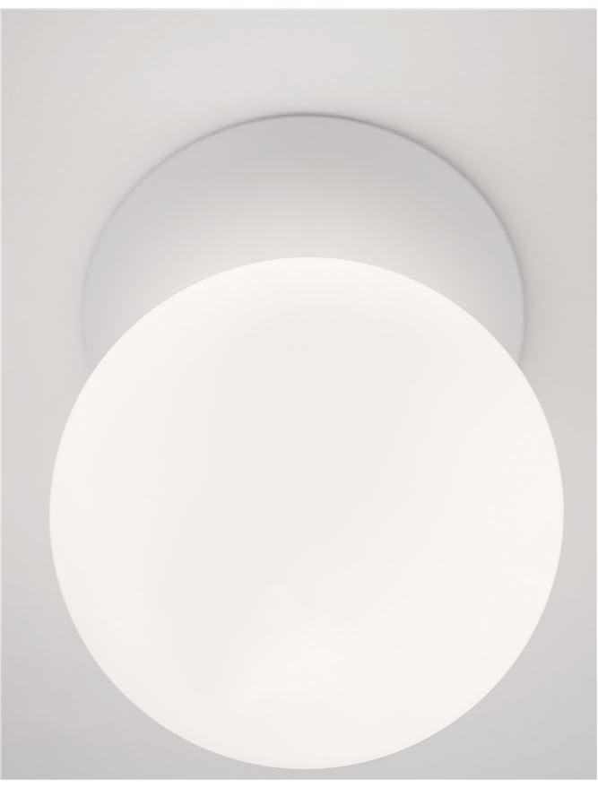 Висящо осветително тяло (пендел) ZERO LED G9 5W Бял гипс и опалово стъкло