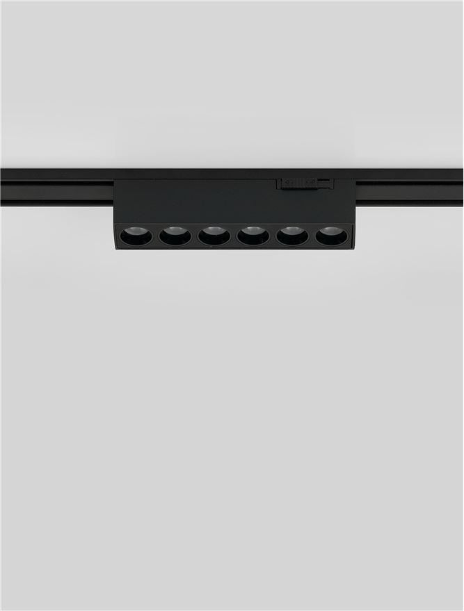 Техническо осветление SHALLOW LED модул 6W CRI90 3000K Матово черен алуминий