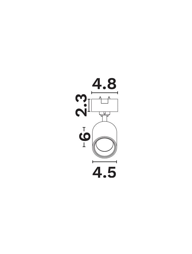 Техническо осветление SHALLOW LED модул 5W CRI90 3000K Матово черен алуминий