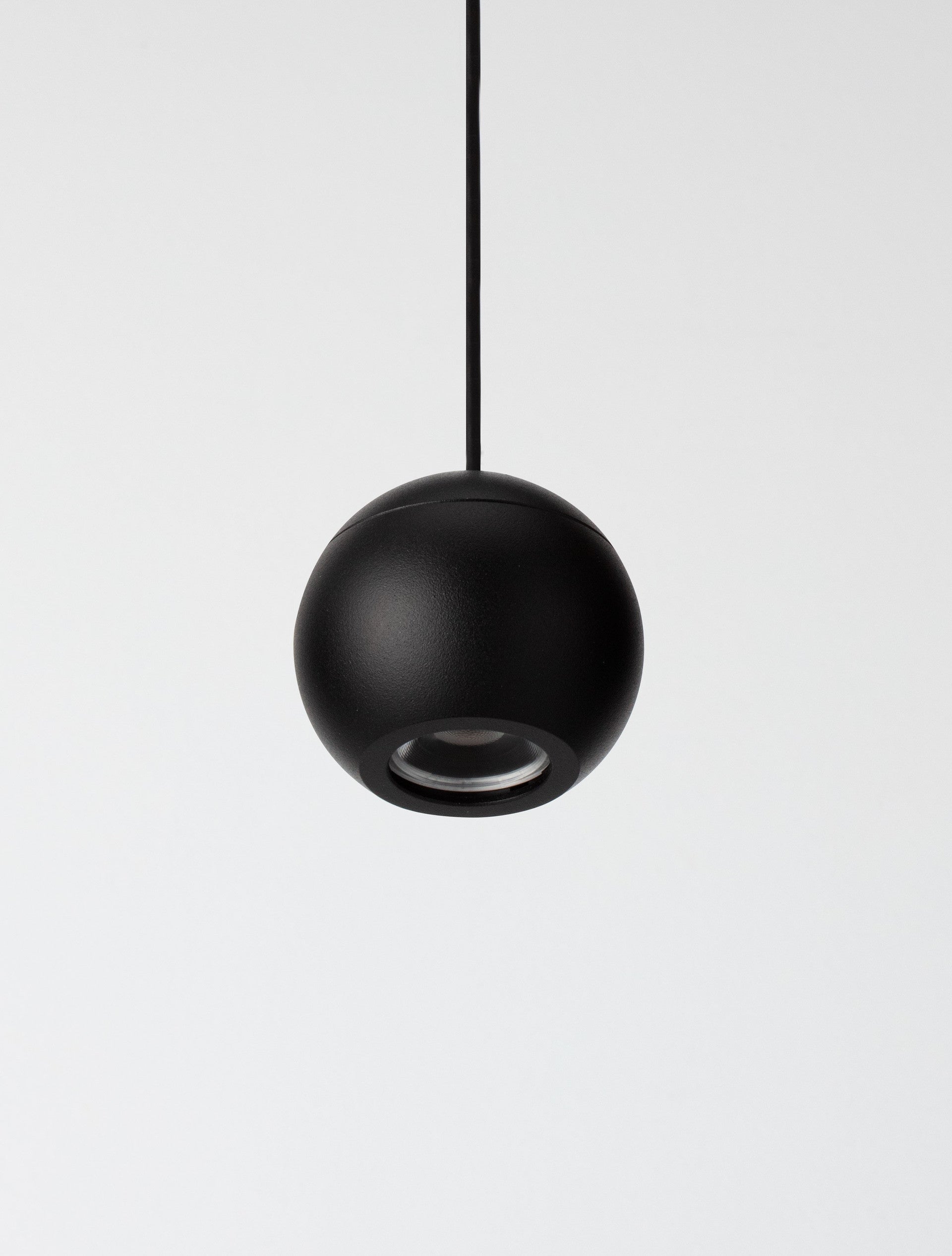 Техническо осветление плитък LED модул 5W CRI90 3000K матово черен алуминий D5 H120cm
