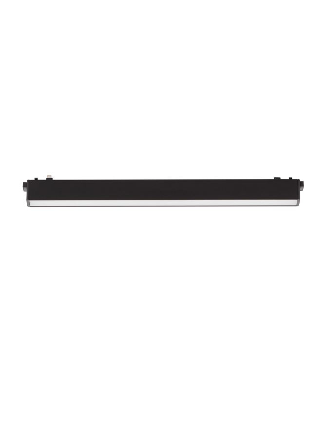 Магнитен спот 48V FLAT LED линеен 10W 3000K Черен леят алуминий L31.5см