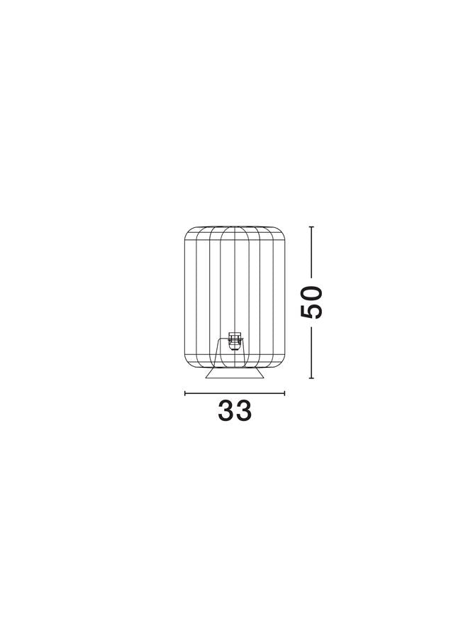 Висящо осветително тяло (пендел) ABBY 12W LED E27 Натурален, син и жълт шнур ⌀33 H50см